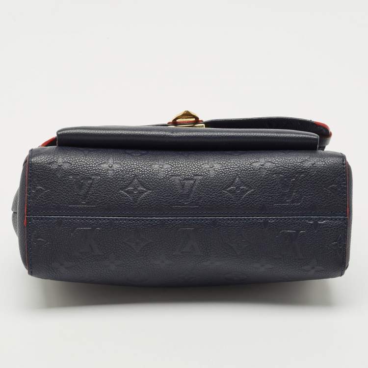 Pre Owned Louis Vuitton Celeste Monogram Empreinte Leather Vavin PM Bag