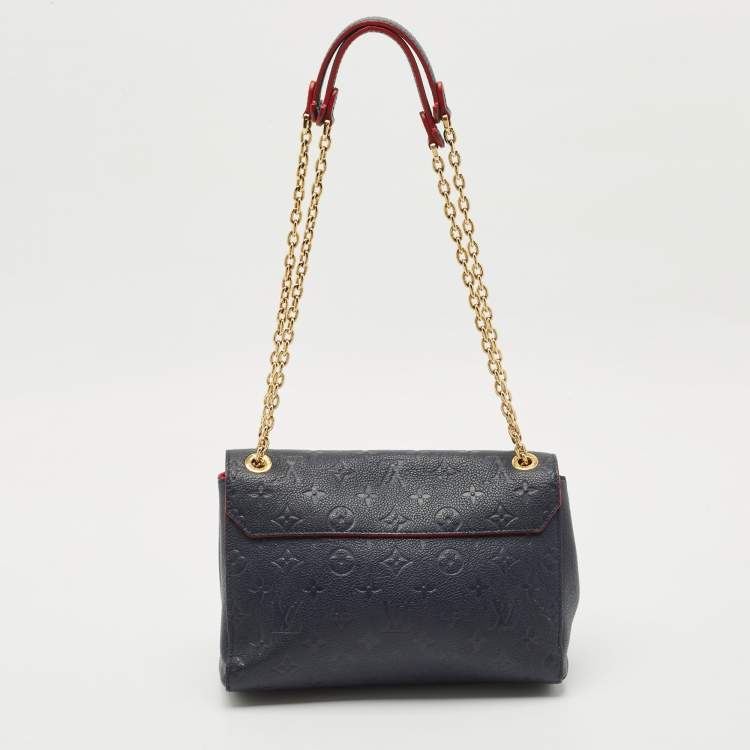 Pre Owned Louis Vuitton Celeste Monogram Empreinte Leather Vavin PM Bag