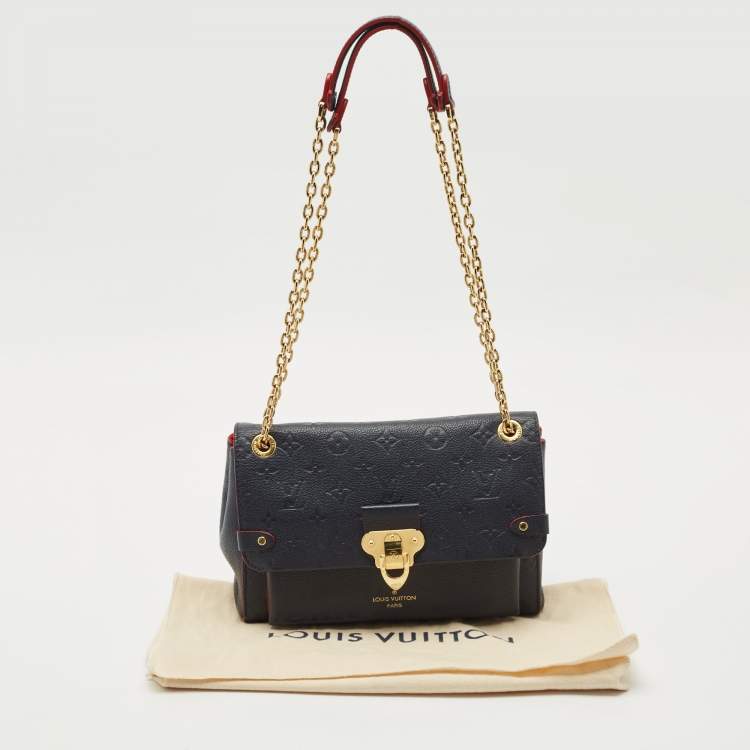 Pre Owned Louis Vuitton Celeste Monogram Empreinte Leather Vavin PM Bag