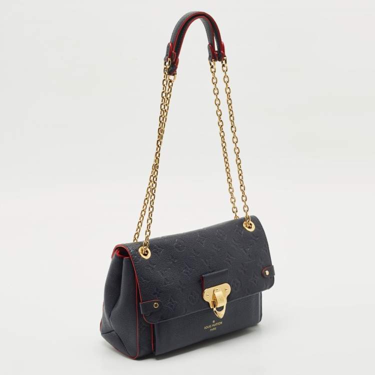 Pre Owned Louis Vuitton Celeste Monogram Empreinte Leather Vavin PM Bag
