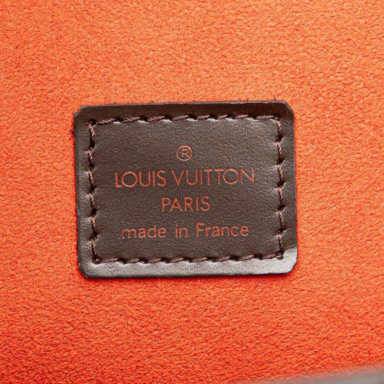 Pre Owned Louis Vuitton Brown Damier Ebene Venice Sac Plat GM