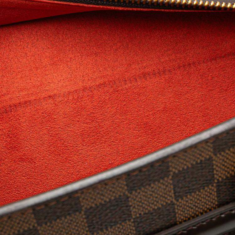 Pre Owned Louis Vuitton Brown Damier Ebene Venice Sac Plat GM