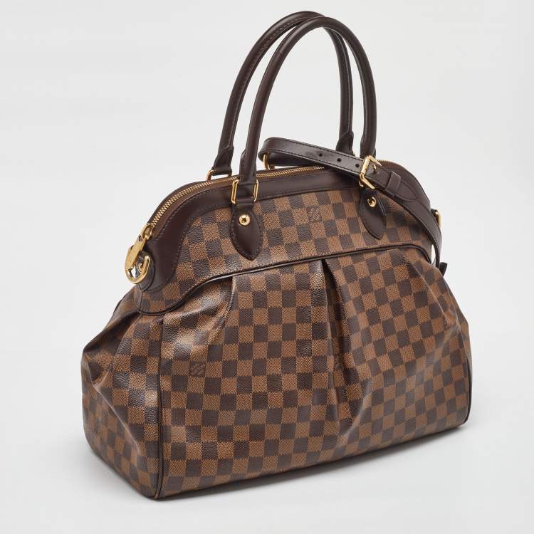 Pre Owned Louis Vuitton Damier Ebene Canvas Trevi GM Bag