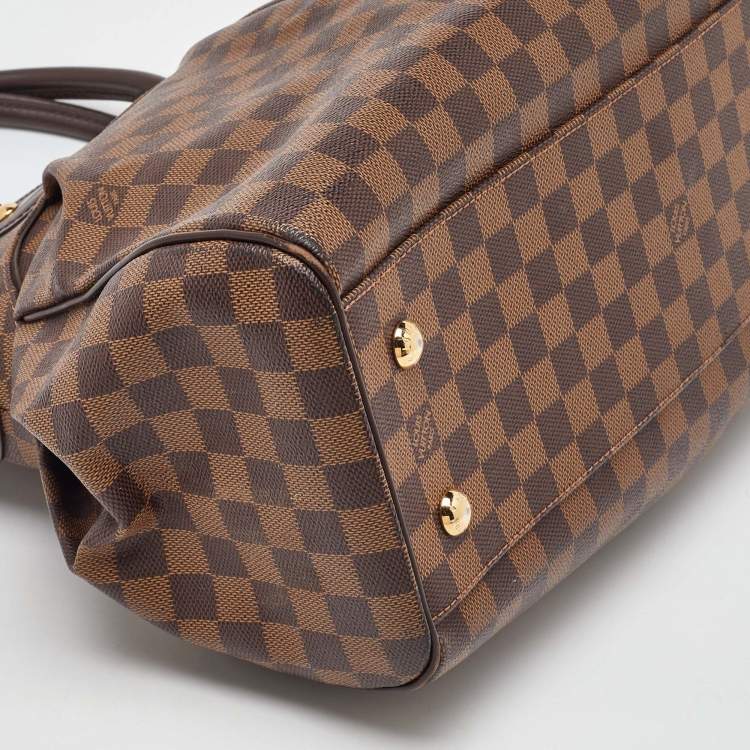 Pre Owned Louis Vuitton Damier Ebene Canvas Trevi GM Bag