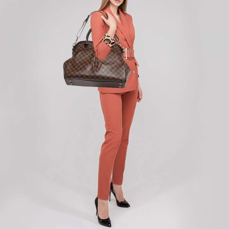 Pre Owned Louis Vuitton Damier Ebene Canvas Trevi GM Bag