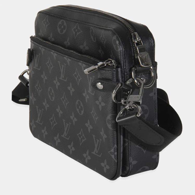 Pre Owned Louis Vuitton Monogram Eclipse Canvas Trio Messenger
