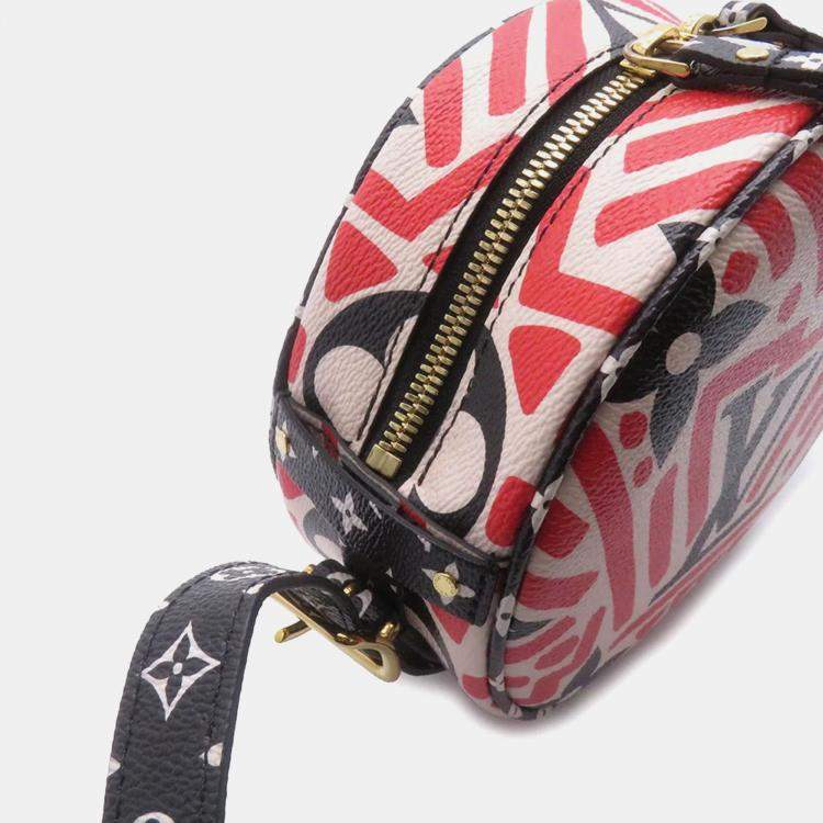 Pre Owned Louis Vuitton Crafty Boite Chapeau Claim Rouge Monogram Giant Shoulder Bag