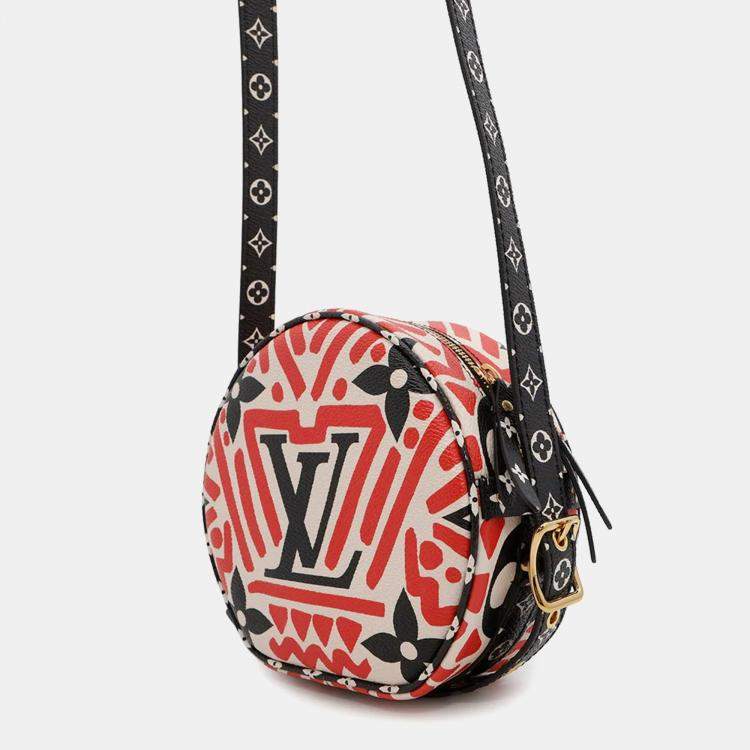 Pre Owned Louis Vuitton Crafty Boite Chapeau Claim Rouge Monogram Giant Shoulder Bag
