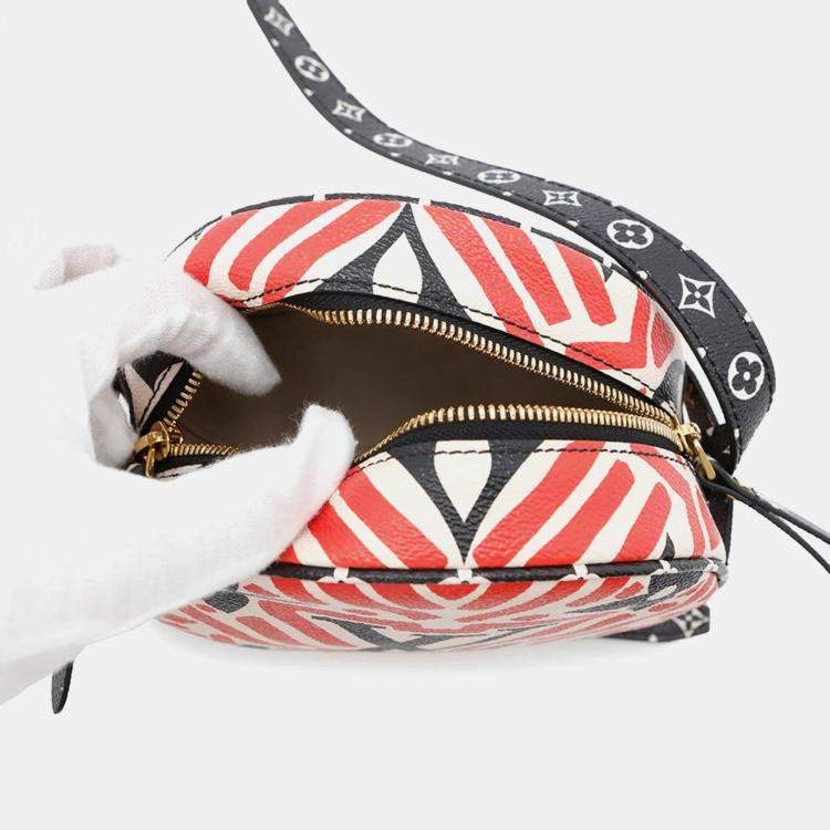 Pre Owned Louis Vuitton Crafty Boite Chapeau Claim Rouge Monogram Giant Shoulder Bag