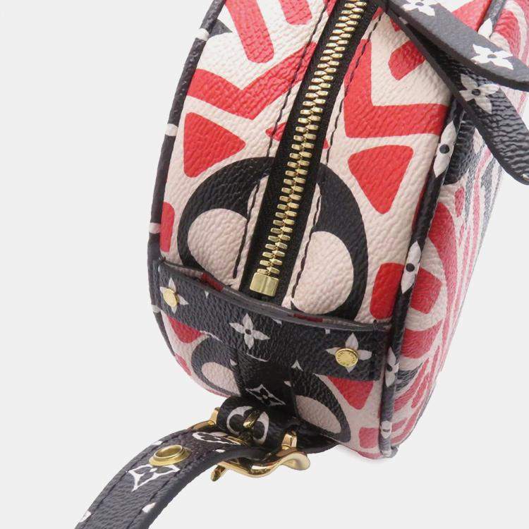 Pre Owned Louis Vuitton Crafty Boite Chapeau Claim Rouge Monogram Giant Shoulder Bag