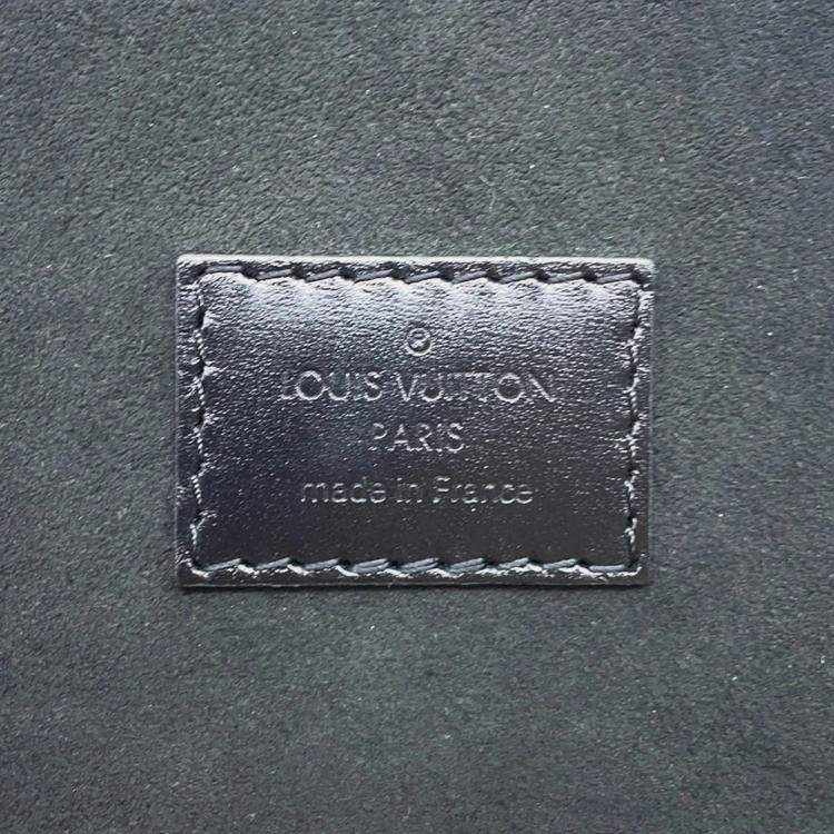 Pre Owned Louis Vuitton Cannes Noir Monogram Vernis Leather Size Pm