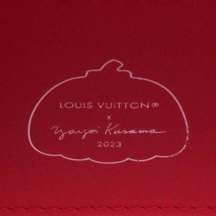 Pre Owned Louis Vuitton Capucines Mini Red Infinity Dot Leather Shoulder Bag