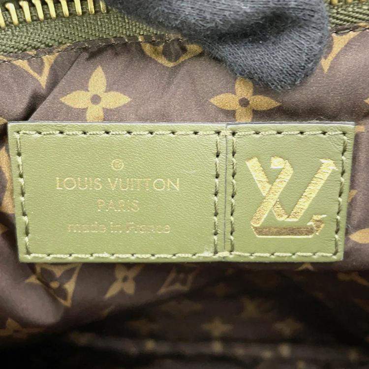 Pre Owned Louis Vuitton Maxi Multipochette accessories Khaki/Beige Monogram Recycled Nylon