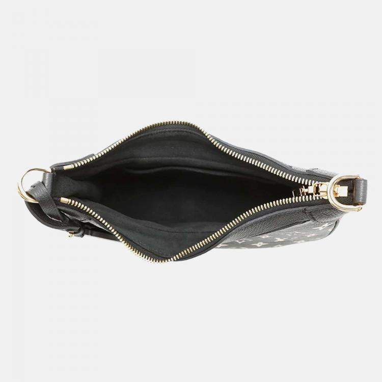 Pre Owned Louis Vuitton Bagatelle NM Black/White/Pink Monogram Empreinte Leather Handbag