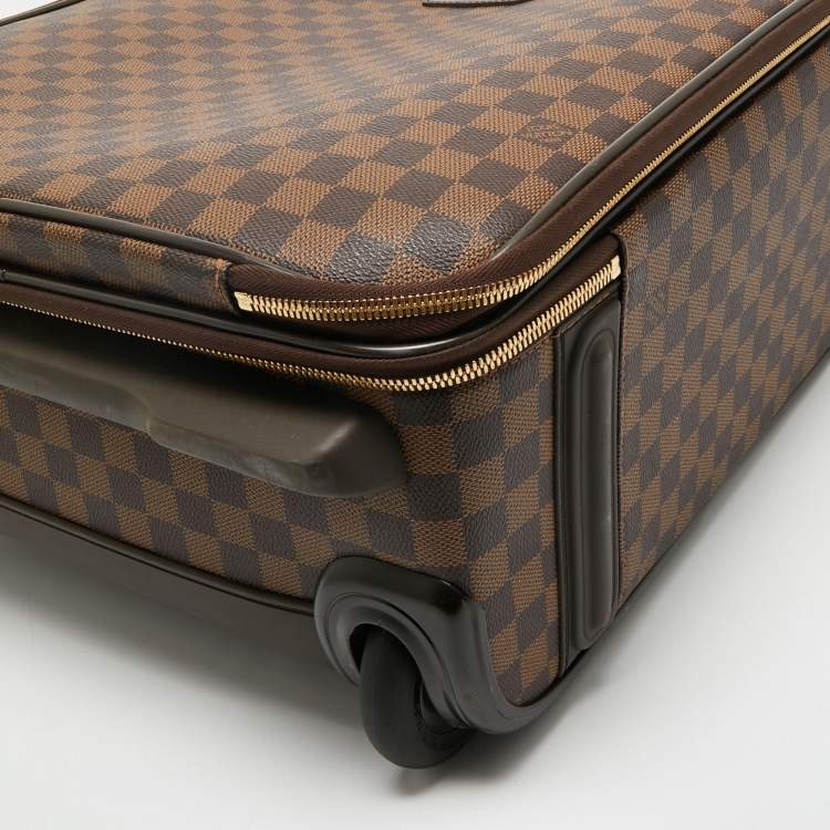 Pre Owned Louis Vuitton Damier Ebene Canvas Business Pegase Legere 55 Luggage
