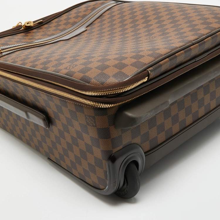 Pre Owned Louis Vuitton Damier Ebene Canvas Business Pegase Legere 55 Luggage