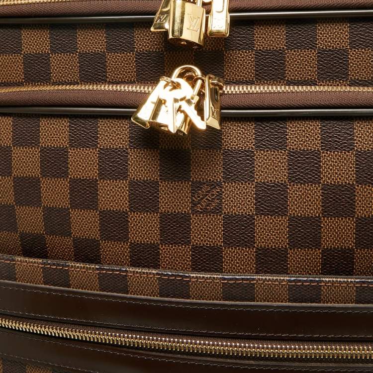 Pre Owned Louis Vuitton Damier Ebene Canvas Business Pegase Legere 55 Luggage