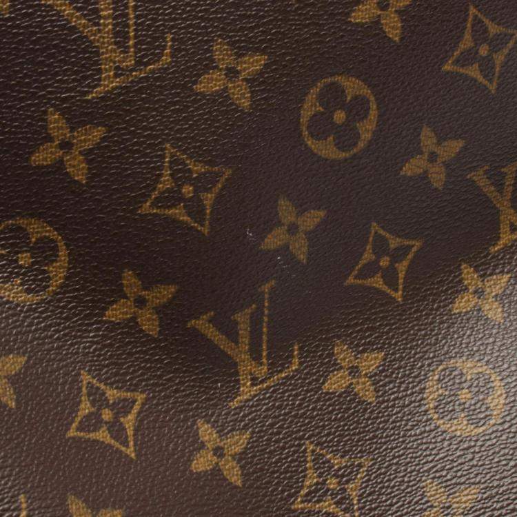 Pre Owned Louis Vuitton Keepall 50 Brown Monogram Canvas Travel Bag