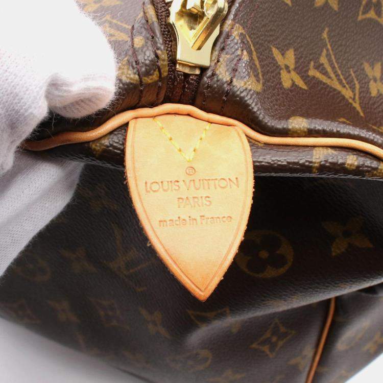 Pre Owned Louis Vuitton Keepall 50 Brown Monogram Canvas Travel Bag