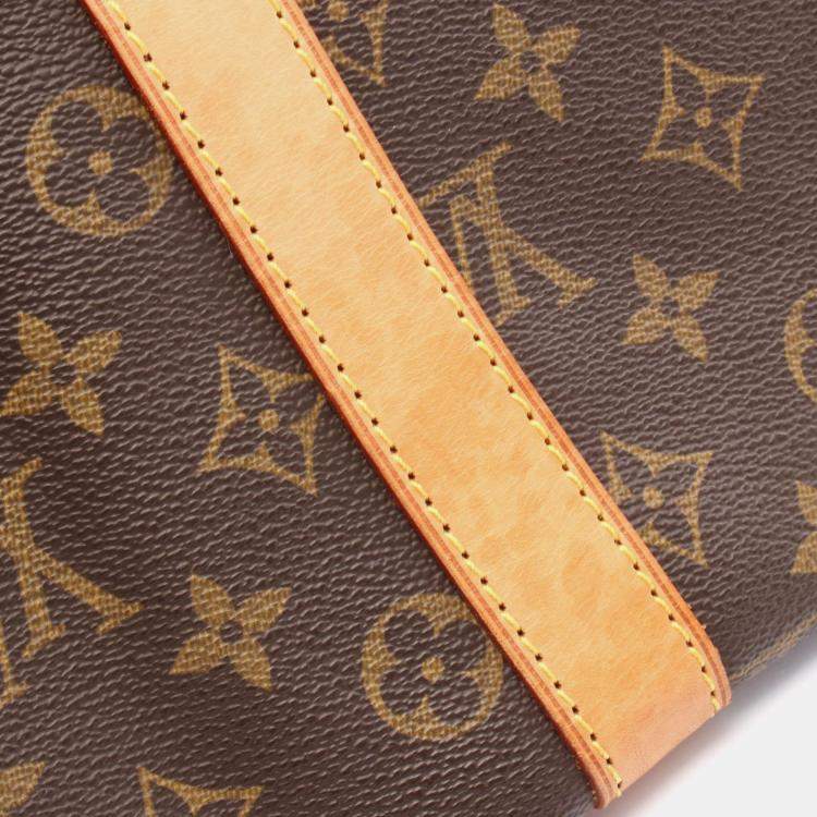 Pre Owned Louis Vuitton Keepall 45 Brown Monogram Canvas Travel Bag