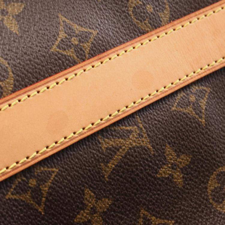 Pre Owned Louis Vuitton Keepall 45 Brown Monogram Canvas Travel Bag