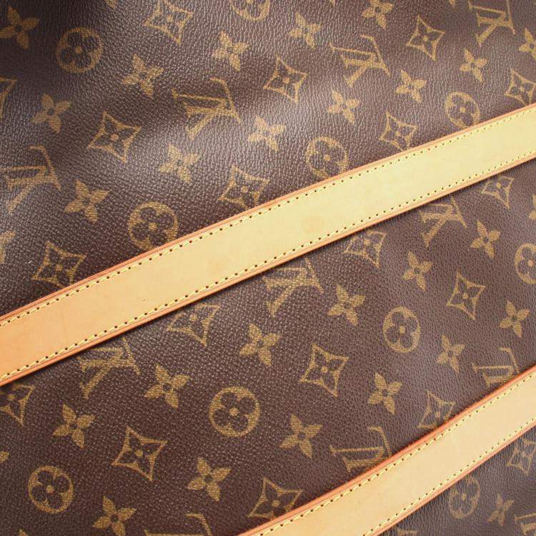 Pre Owned Louis Vuitton Keepall 45 Brown Monogram Canvas Travel Bag
