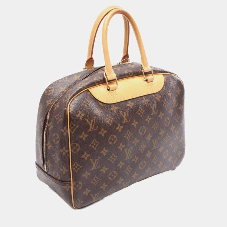 Pre Owned Louis Vuitton Deauville Monogram Canvas Vanity Bag