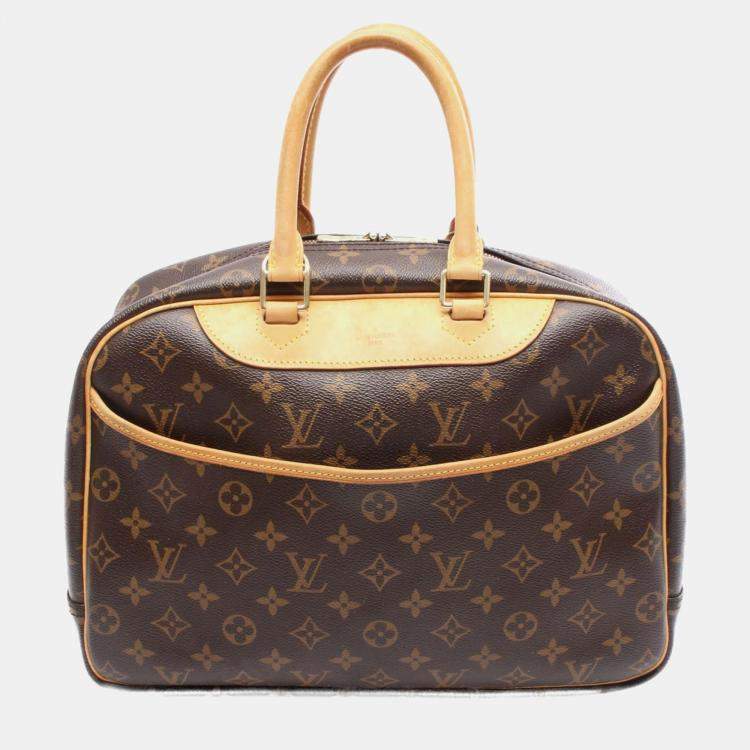 Pre Owned Louis Vuitton Deauville Monogram Canvas Vanity Bag
