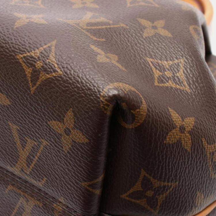 Pre Owned Louis Vuitton Turenne Brown Monogram Canvas Top Handle Bag