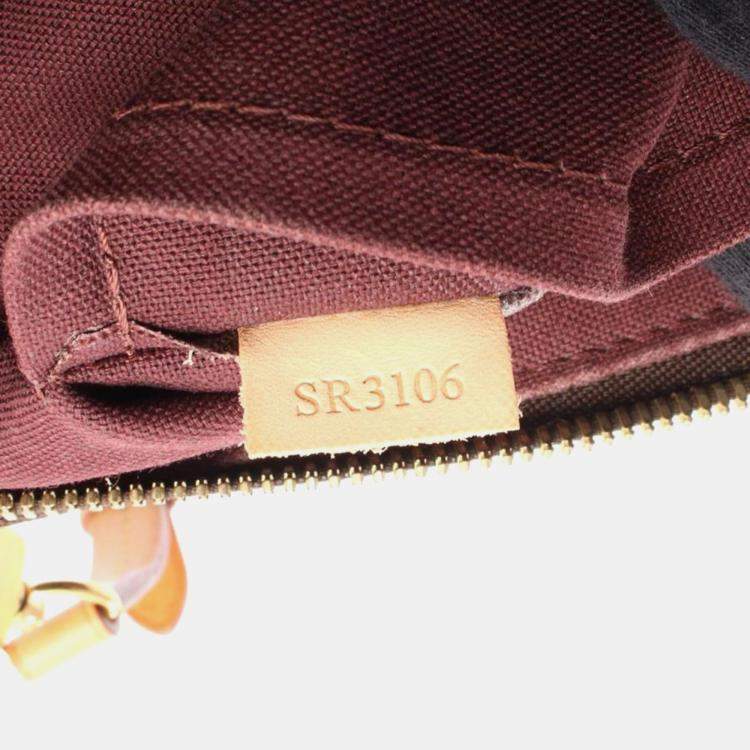 Pre Owned Louis Vuitton Turenne Brown Monogram Canvas Top Handle Bag