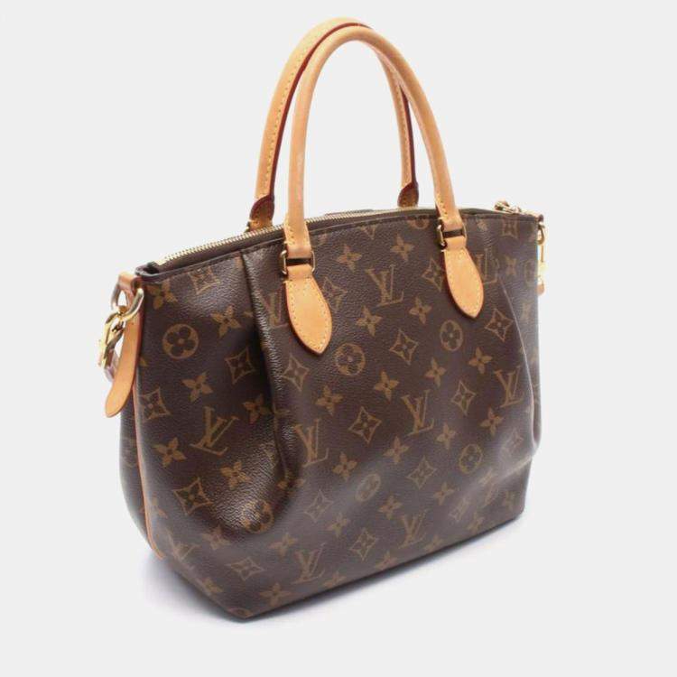 Pre Owned Louis Vuitton Turenne Brown Monogram Canvas Top Handle Bag