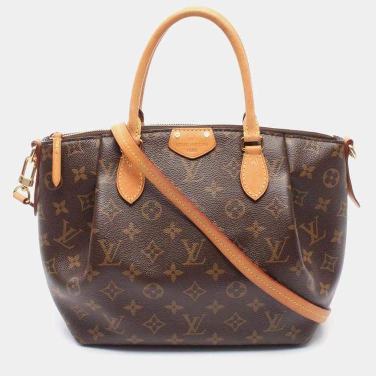 Pre Owned Louis Vuitton Turenne Brown Monogram Canvas Top Handle Bag