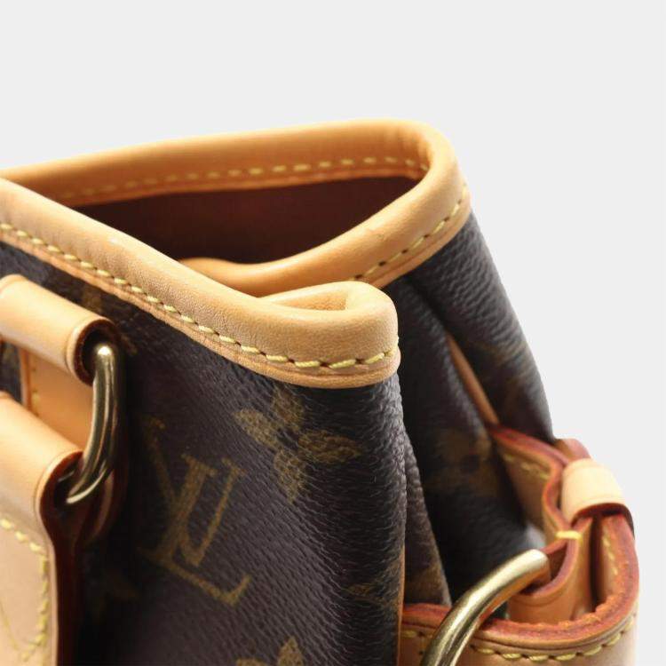 Pre Owned Louis Vuitton Batignolle Brown Monogram Canvas Tote Bag 