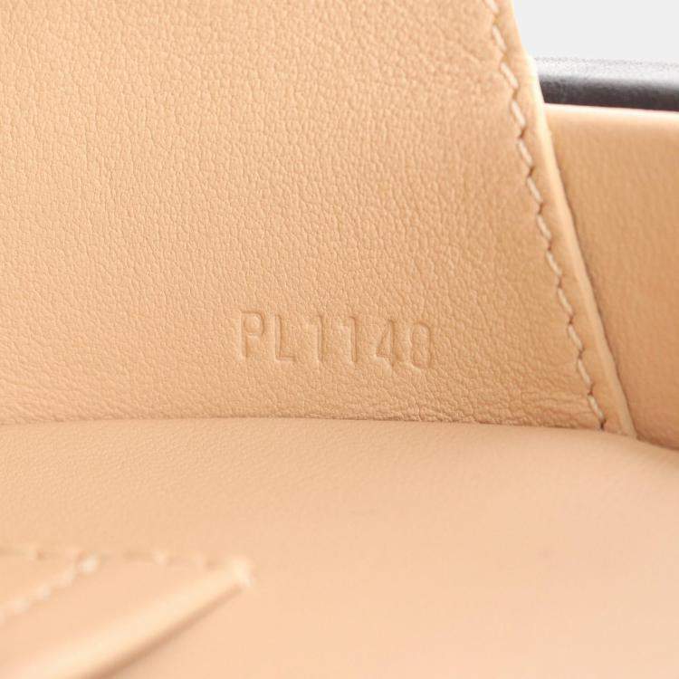 مملوكة مسبقًا Louis Vuitton Boite Chapeau Beige/Black Calfskin Bag 
