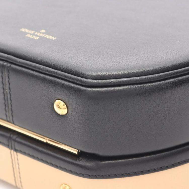 مملوكة مسبقًا Louis Vuitton Boite Chapeau Beige/Black Calfskin Bag 