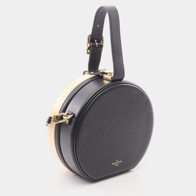 مملوكة مسبقًا Louis Vuitton Boite Chapeau Beige/Black Calfskin Bag 