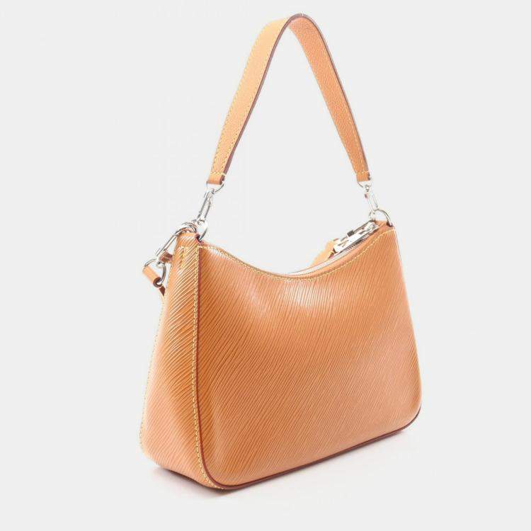 Pre Owned Louis Vuitton Marelle Brown Epi Leather Shoulder Bag 