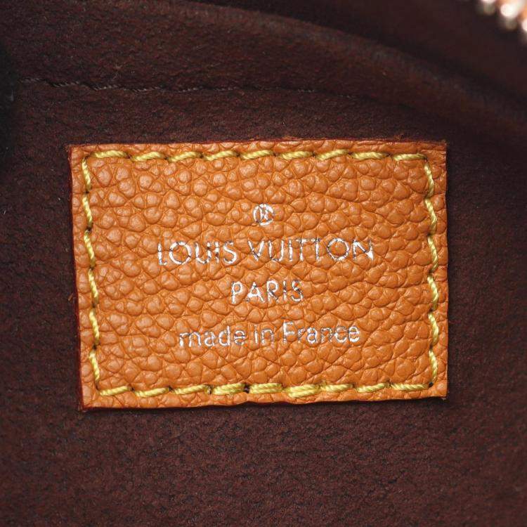 Pre Owned Louis Vuitton Marelle Brown Epi Leather Shoulder Bag 