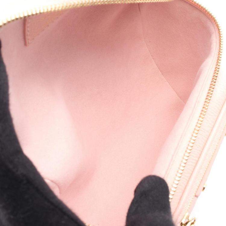 Pre Owned Louis Vuitton Mini Bum Pink Monogram Empreinte Shoulder Bag 