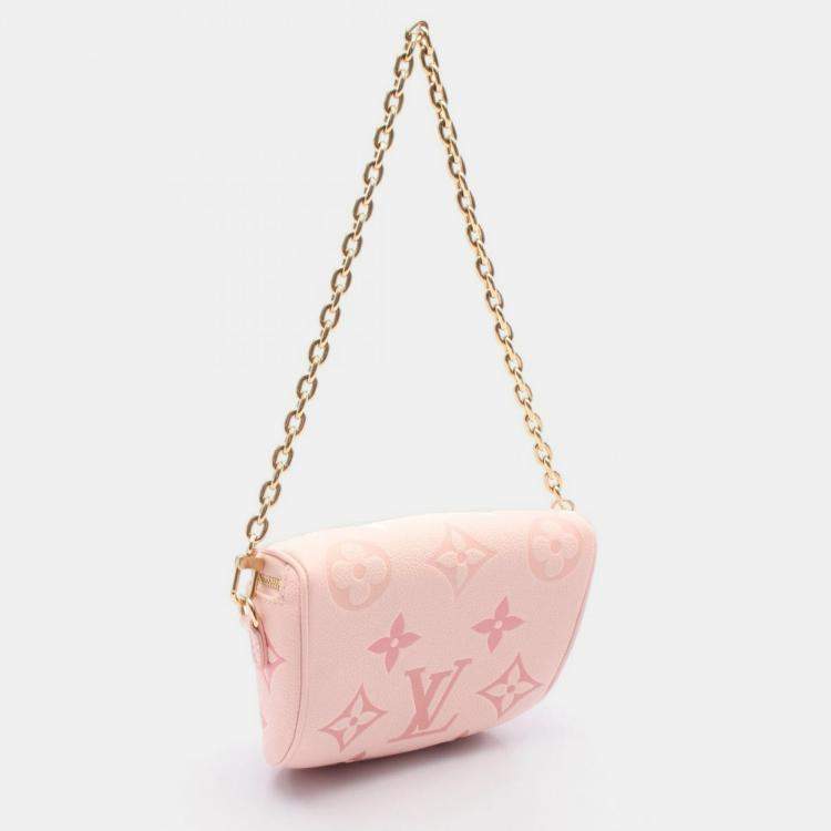 Pre Owned Louis Vuitton Mini Bum Pink Monogram Empreinte Shoulder Bag 