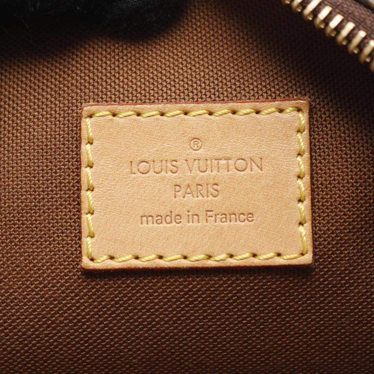 Pre Owned Louis Vuitton Pochette Bosphore Brown Monogram Canvas Crossbody Bag