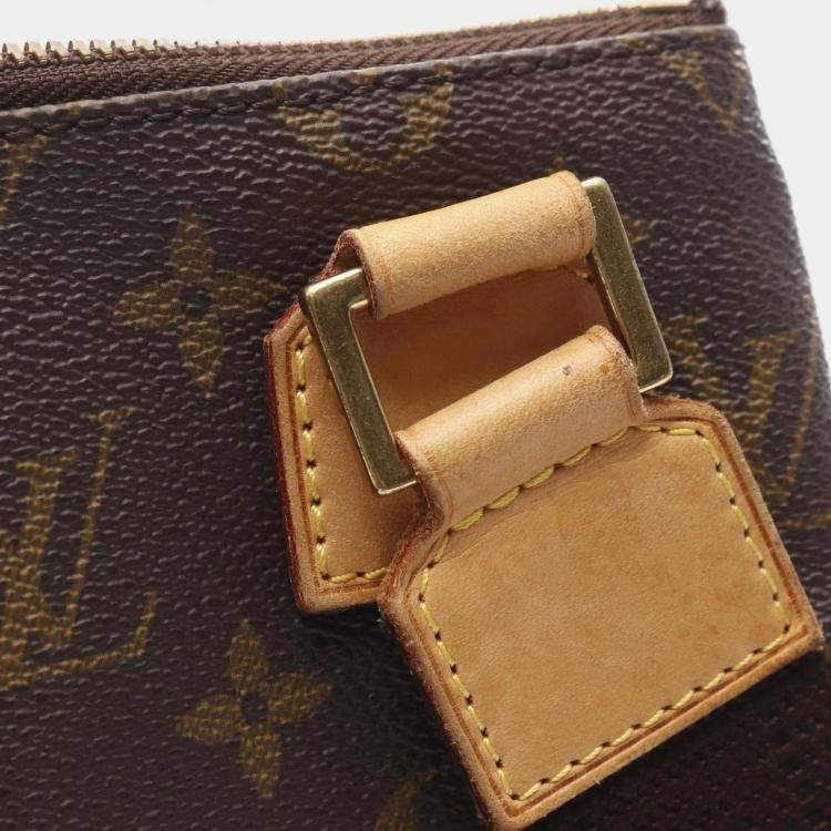 Pre Owned Louis Vuitton Pochette Bosphore Brown Monogram Canvas Crossbody Bag