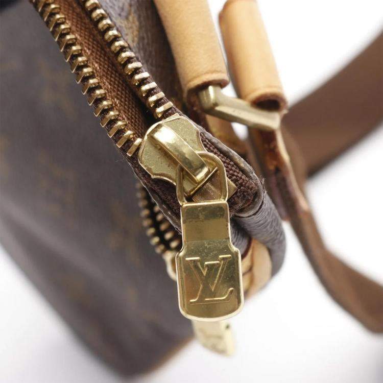 Pre Owned Louis Vuitton Pochette Bosphore Brown Monogram Canvas Crossbody Bag