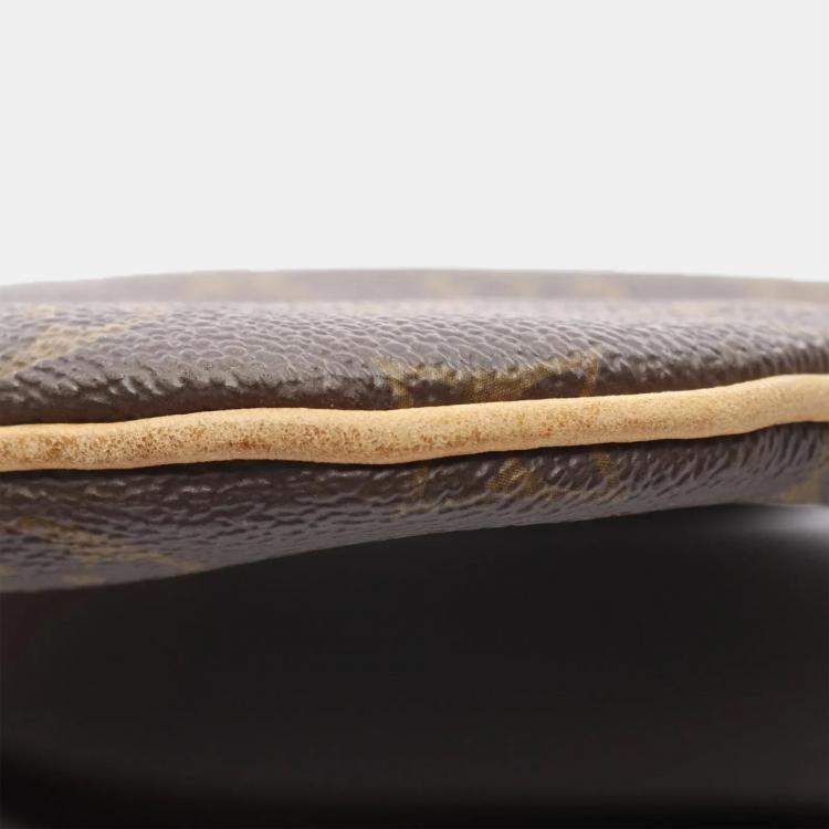 Pre Owned Louis Vuitton Pochette Bosphore Brown Monogram Canvas Crossbody Bag