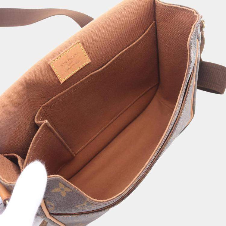 Pre Owned Louis Vuitton Bosphore PM Brown Monogram Canvas Shoulder Bag
