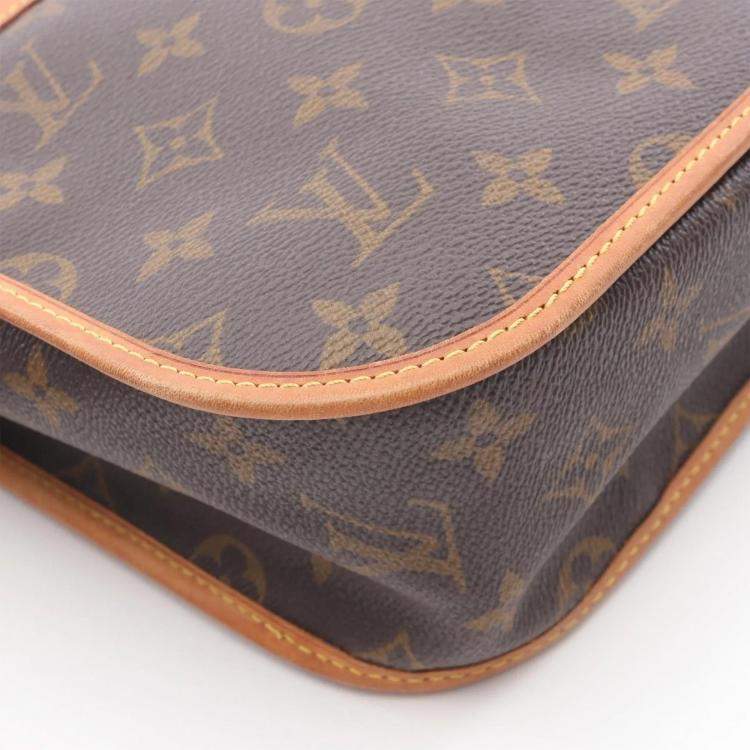 Pre Owned Louis Vuitton Bosphore PM Brown Monogram Canvas Shoulder Bag