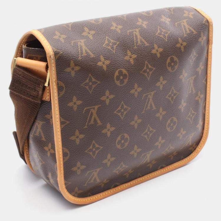 Pre Owned Louis Vuitton Bosphore PM Brown Monogram Canvas Crossbody Bag