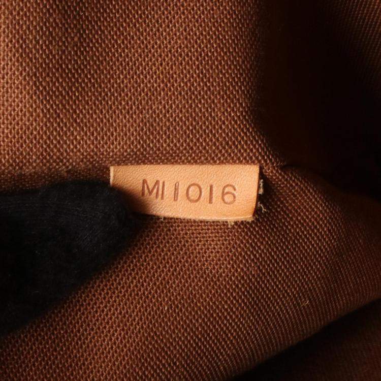 Pre Owned Louis Vuitton Bosphore PM Brown Monogram Canvas Crossbody Bag