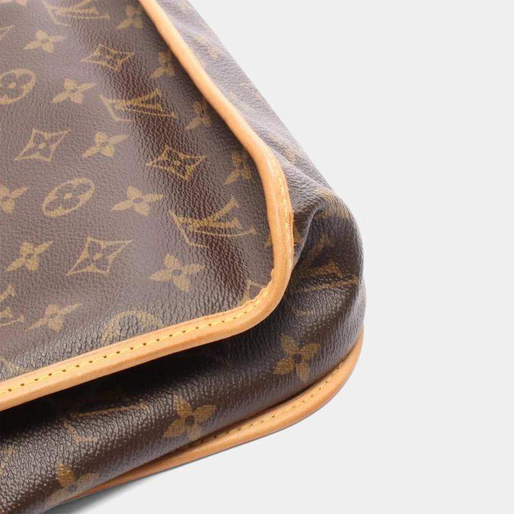 Pre Owned Louis Vuitton Bosphore PM Brown Monogram Canvas Crossbody Bag