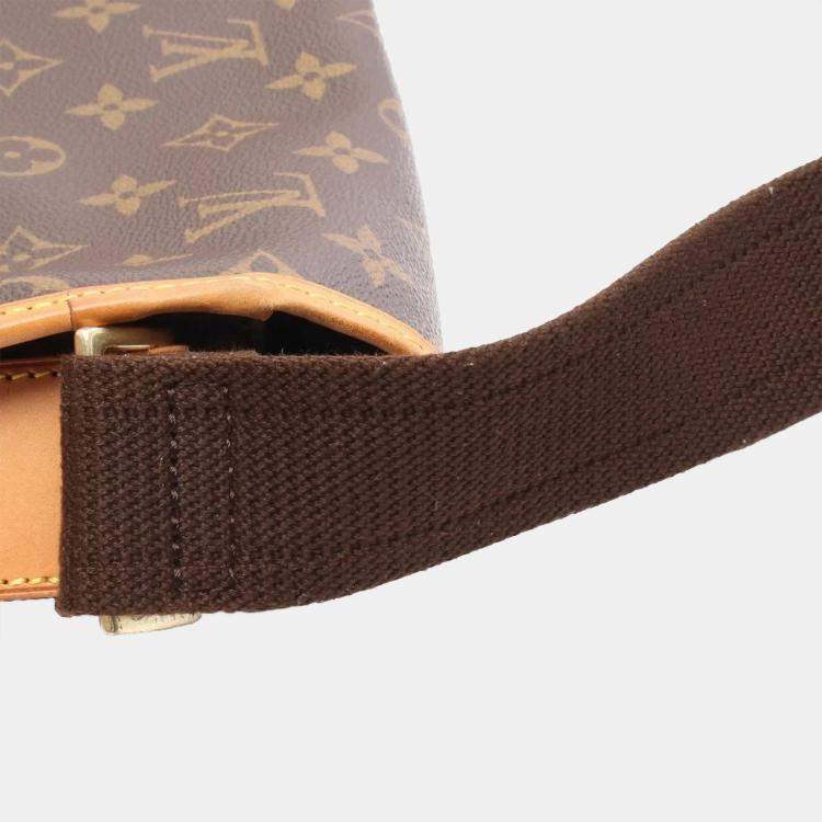 Pre Owned Louis Vuitton Bosphore PM Brown Monogram Canvas Crossbody Bag